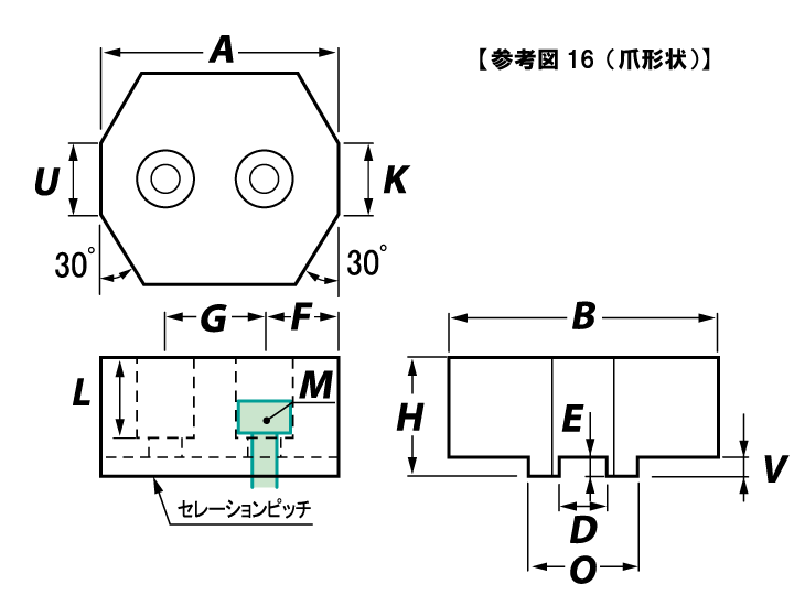 大好評です ARM 松本用鉄生爪 〔品番:M-8H60〕 8377740 送料別途見積り,法人 事業所限定,取寄 colorful.hr