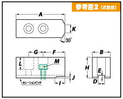 北川用生爪 ”HO-10” について（標準・小径・幅広・山取無・アルミ生爪